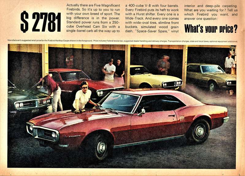 neupreis pontiac trans am coupé 1968